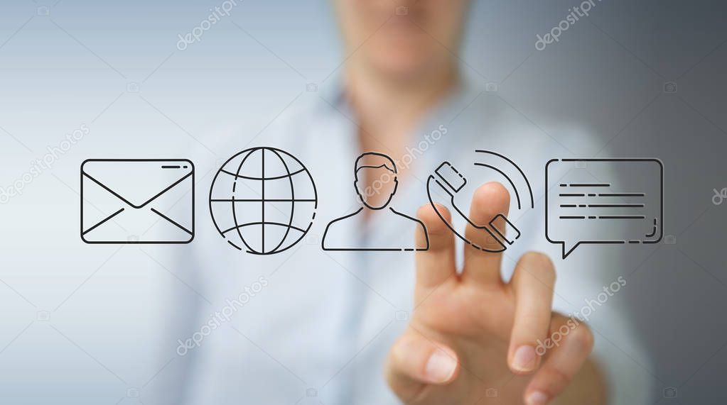 Telefon und Laptop als Symbol für gute Erreichbarkeit